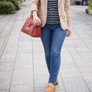 Yanko Classic Tan Leather Loafers Size 6